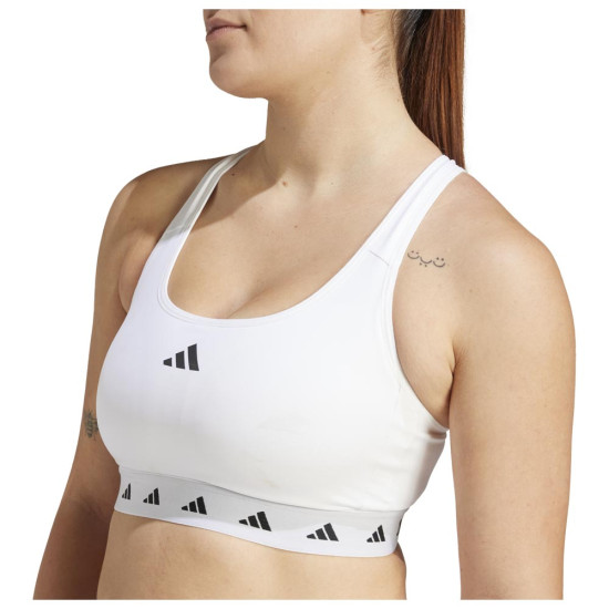 Adidas Γυναικείο μπουστάκι Powerreact Training Medium-Support Techfit Bra Adidas Γυναικείο μπουστάκι Powerreact Training Medium-Support Techfit Bra